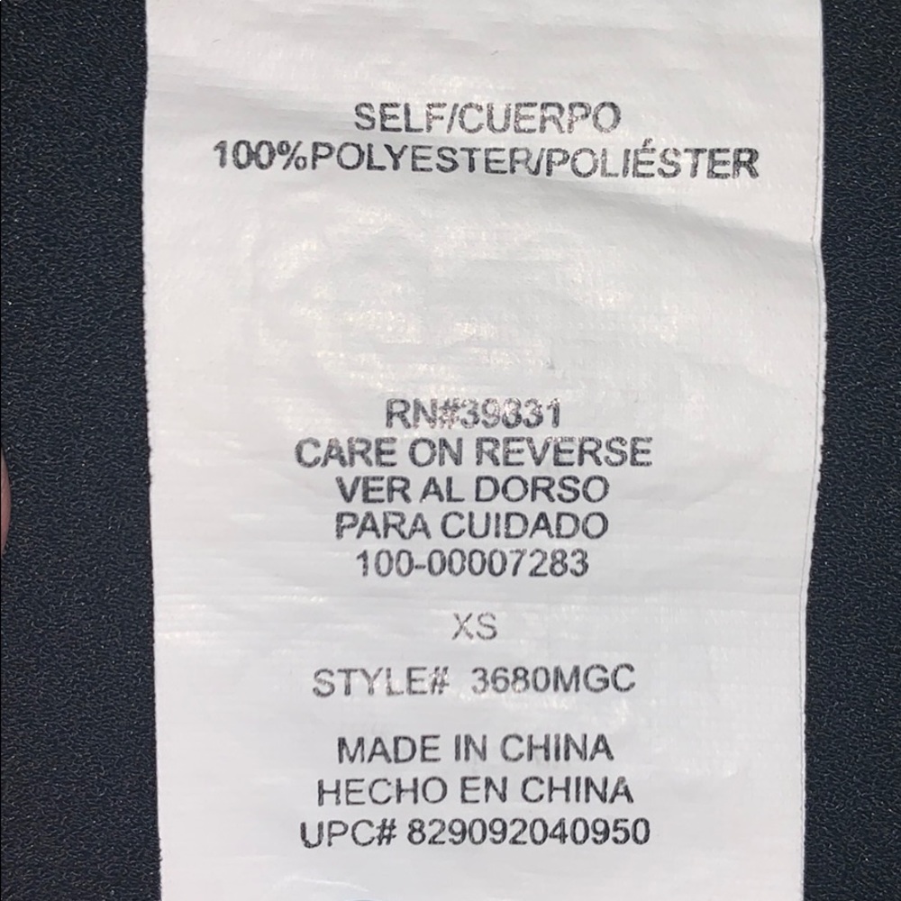 XOXO Sexy sleeveless embellished top size XS - Picture 9 of 9